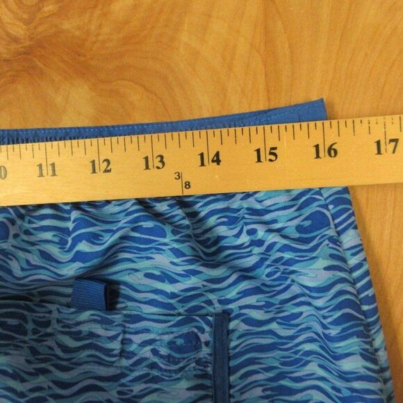 CATALINA Ladies Skirted Swimsuit Bottom Womens L (12-14) Blue Skirt Shorts Skort - Picture 10 of 12